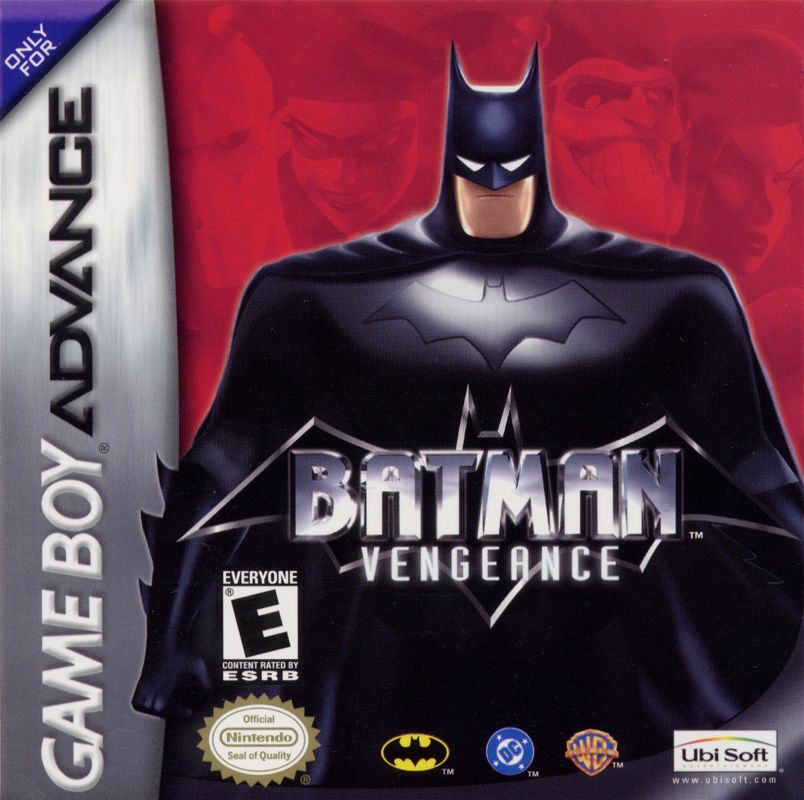 Batman: Vengeance box art for GameBoy Advance